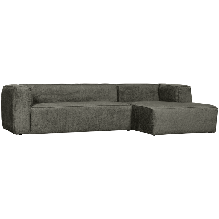 WOOOD Bean Hoekbank met Chaise Longue Rechts - Velvet - Waterplant