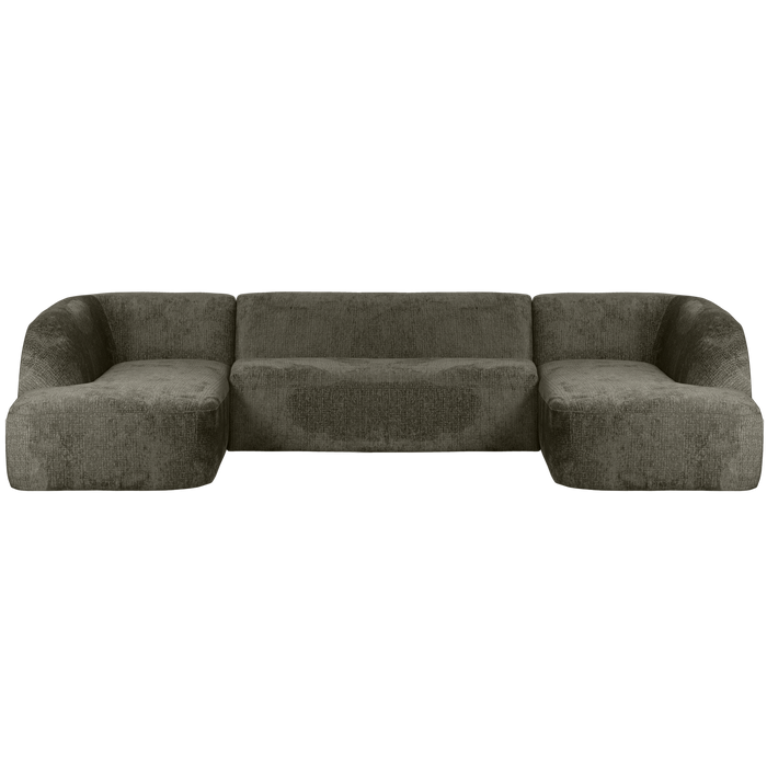 WOOOD Sloping U-Bank - Velvet - Frost