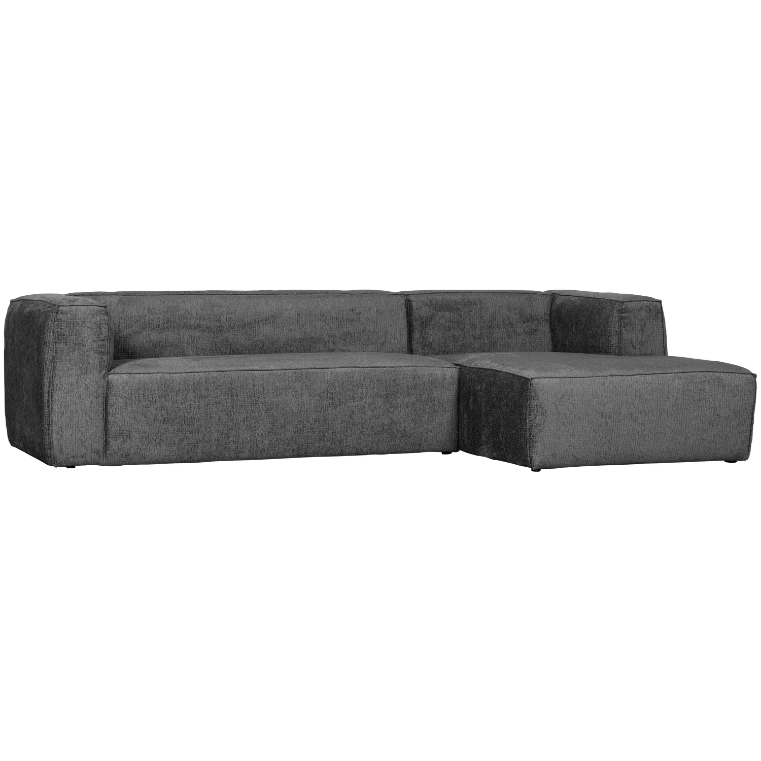 WOOOD Bean Hoekbank met Chaise Longue Rechts - Velvet - Cloud Sky