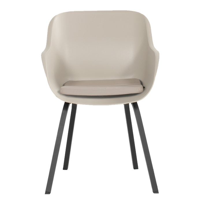 Hartman Le Soleil Tuinstoel Set van 2 - Taupe/Zwart