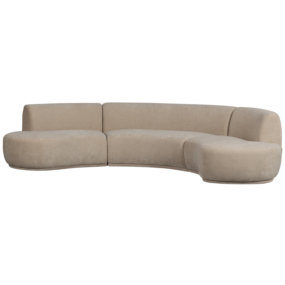 WOOOD Batavier Bank - Polyester - Naturel - 75x336x180