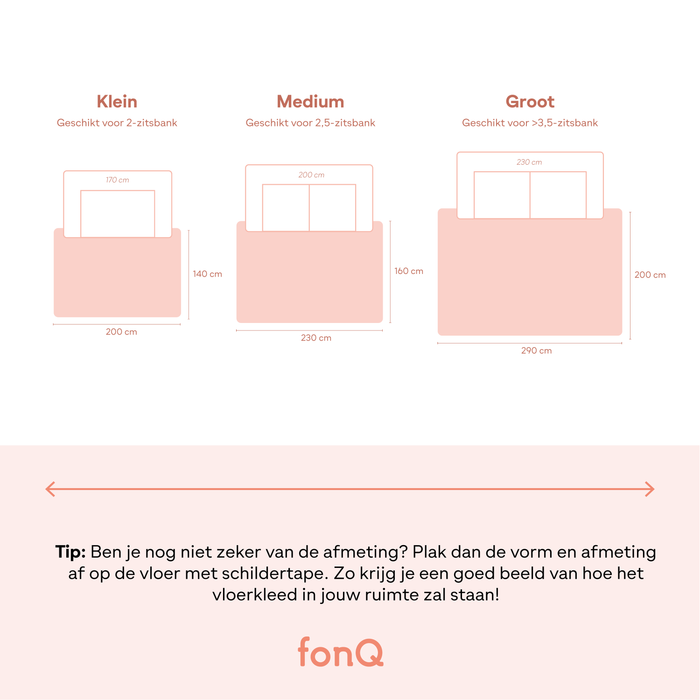 by fonQ Dots Wollen Vloerkleed 160 x 230 cm  - Lichtgrijs