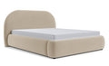 NADUVI Collection Philipa Bedframe - 180 x 200 cm - Fluweel - Lichtbeige
