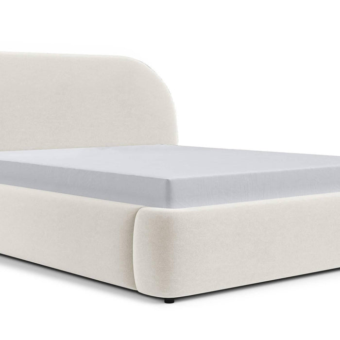 NADUVI Collection Philipa Bedframe - 180 x 200 cm - Fluweel - Crème