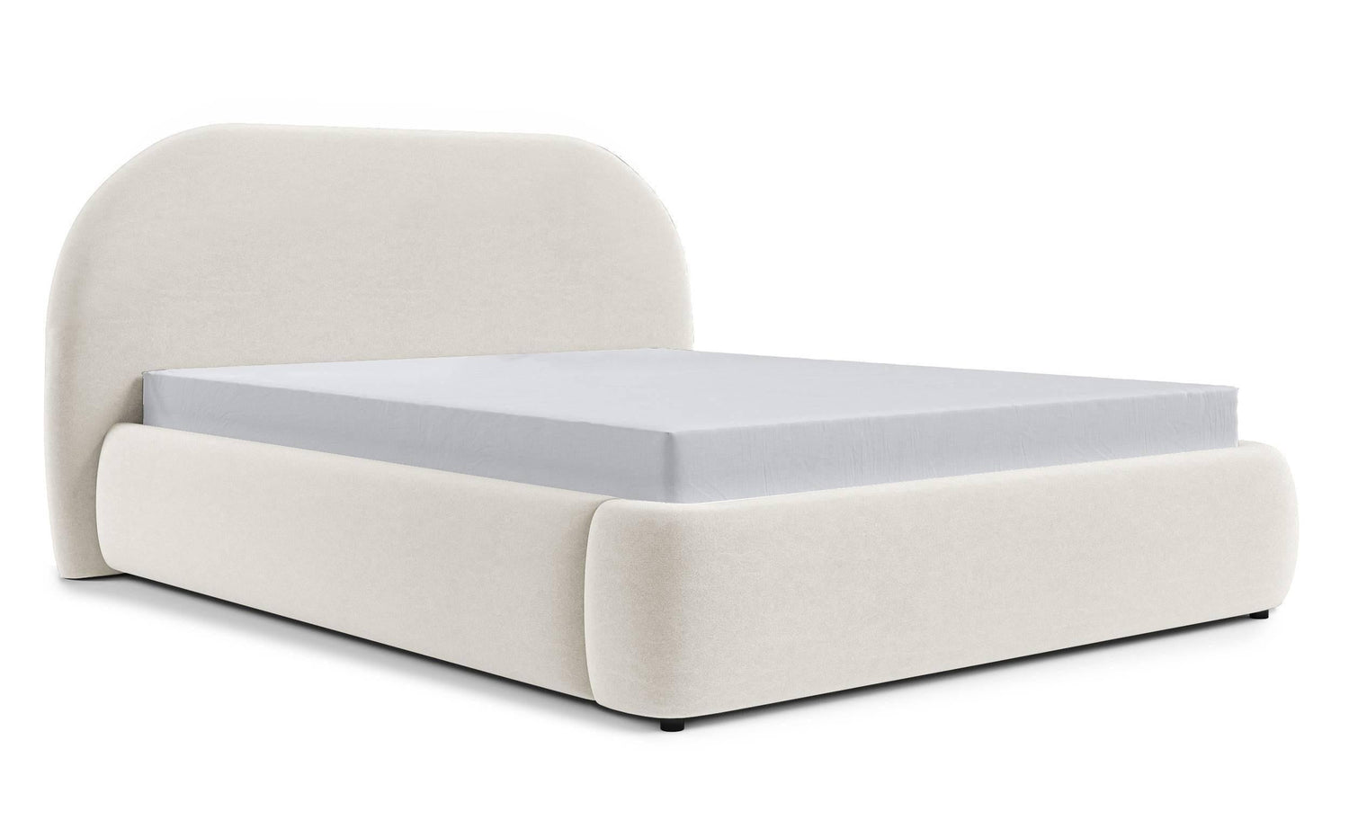 NADUVI Collection Philipa Bedframe - 180 x 200 cm - Fluweel - Crème