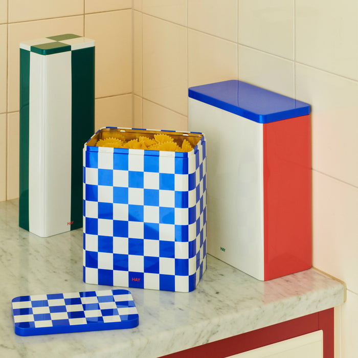 HAY Tin Voorraadblik Slim - Green / Off-White