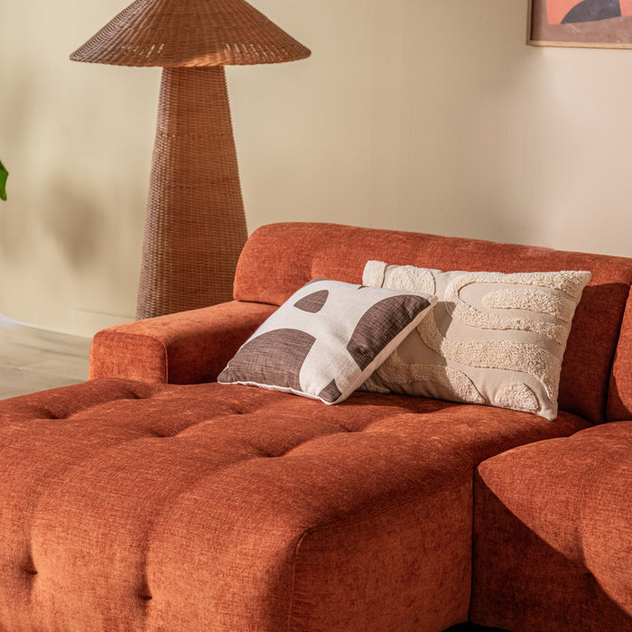 by fonQ Ruby Hoekbank met Chaise Longue Links - Terra