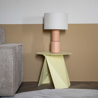 Zuiver x fonQ Foldy Bijzettafel - Lemon