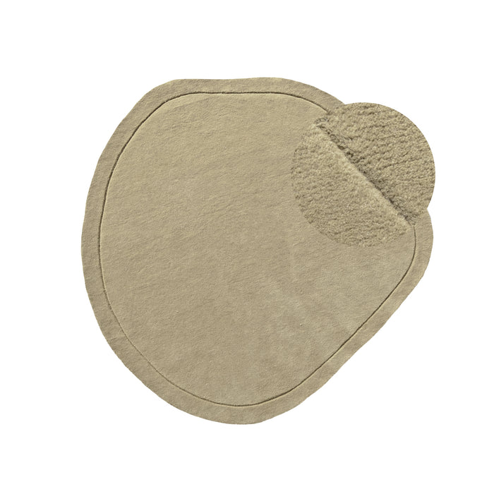 by fonQ Pebble Vloerkleed Ø 200 cm - Groen