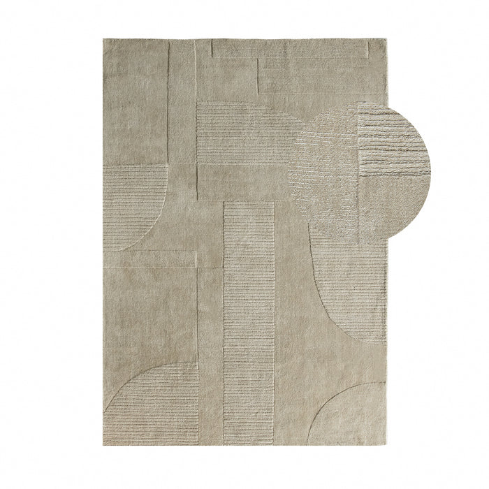 by fonQ Shapes Vloerkleed 200 x 290 cm - Sage Green