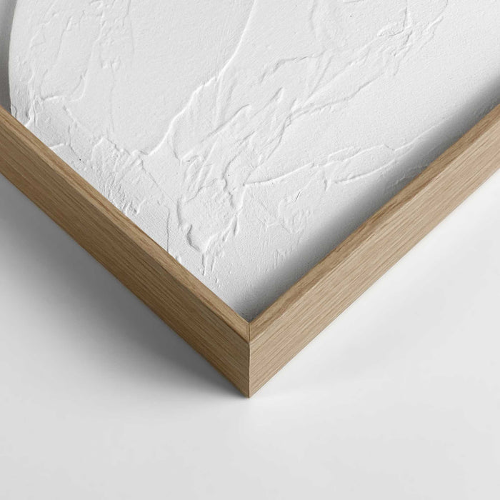 Reinders - Connected Relief Art Schilderij - 70 x 50 cm - Wit