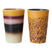 HKliving 70's Ceramics Theemok 0,47 L - Set van 2 - Beach