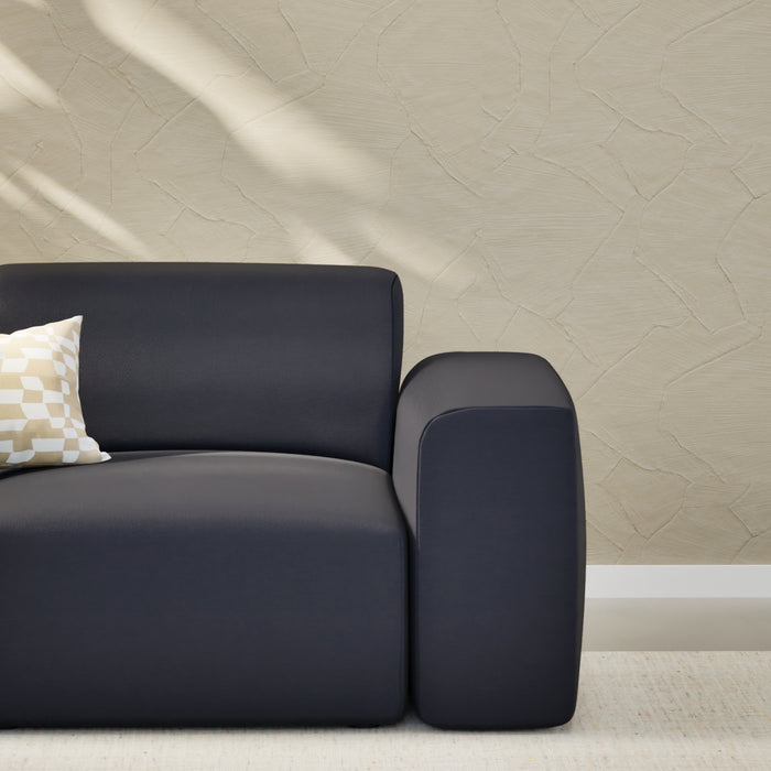 NADUVI Collection Nina Hoekbank Rechts - Velvet - Marineblauw