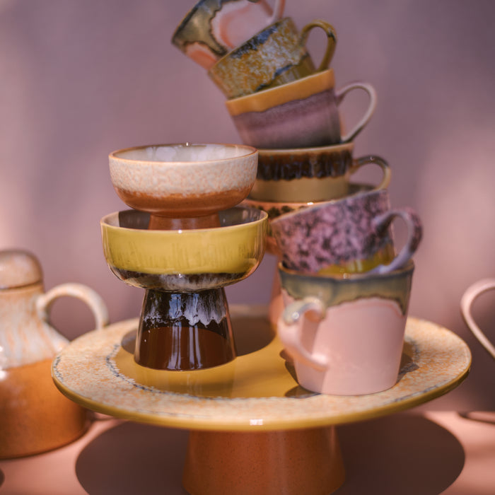 HKliving 70's Ceramics Tapas Schaal Ø 11 cm - Dunes