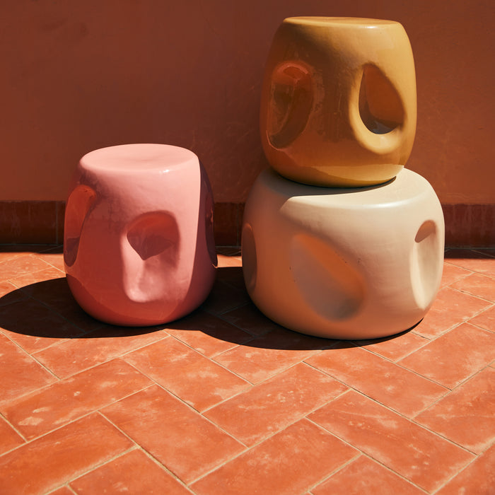 HKliving Currents Bijzettafel - Beige