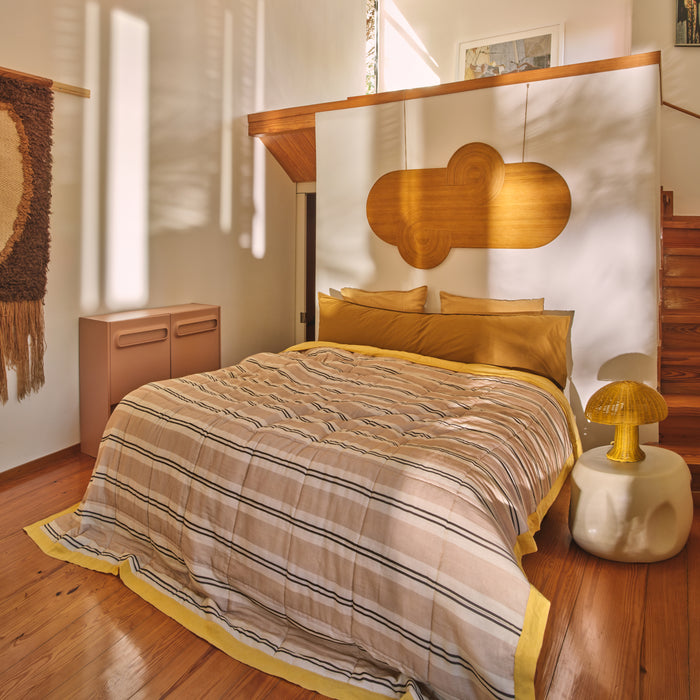 HKliving Currents Bijzettafel - Beige