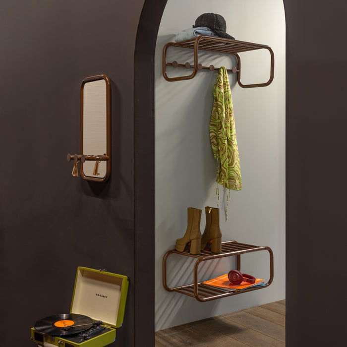 SPINDER DESIGN RETRO Kapstok - Chocolate Brown