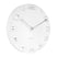 Karlsson - Wandklok On The Edge -  Wit met chromen wijzers - Ø42cm