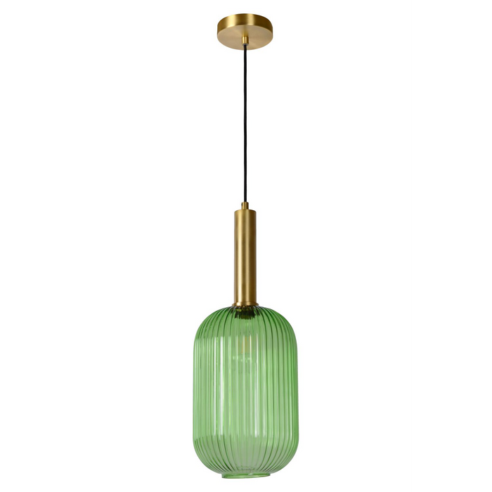 Lucide Maloto Hanglamp Cilinder - Groen