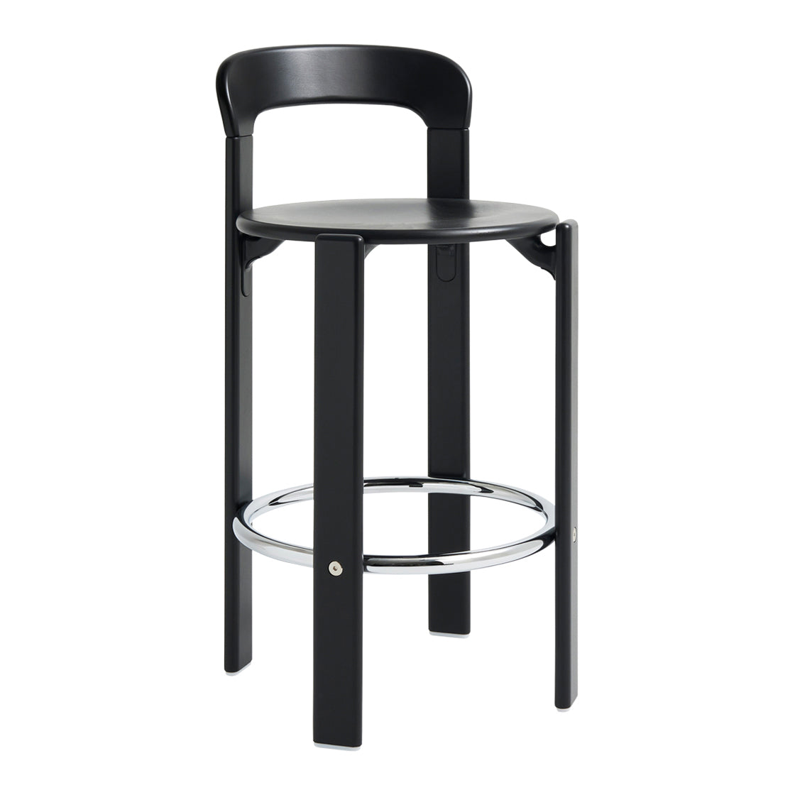 HAY Rey Barkruk Low H 65 cm - Deep Black