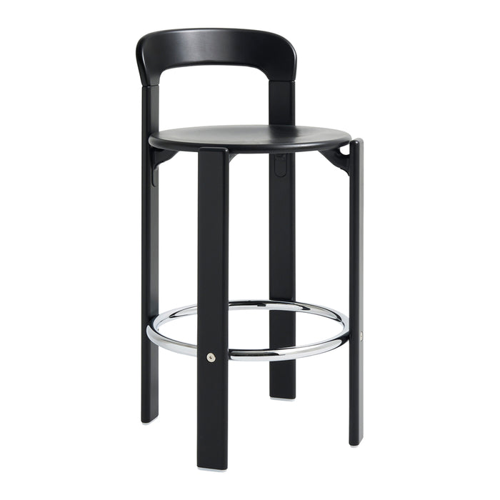 HAY Rey Barkruk Low H 65 cm - Deep Black