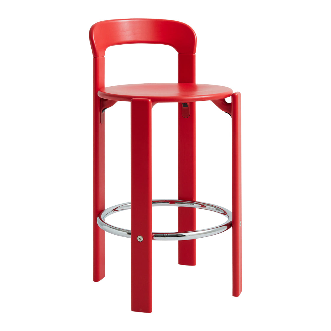 HAY Rey Barkruk Low H 65 cm - Scarlet `Red