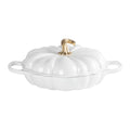 Le Creuset Campagnard Pompoen Braad/Stoofpan Ø 28 cm - Wit