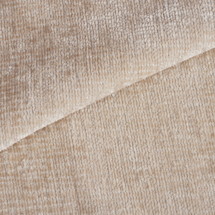 by fonQ basic Sweep Eetkamerstoel Chenille - Set van 4 - Beige