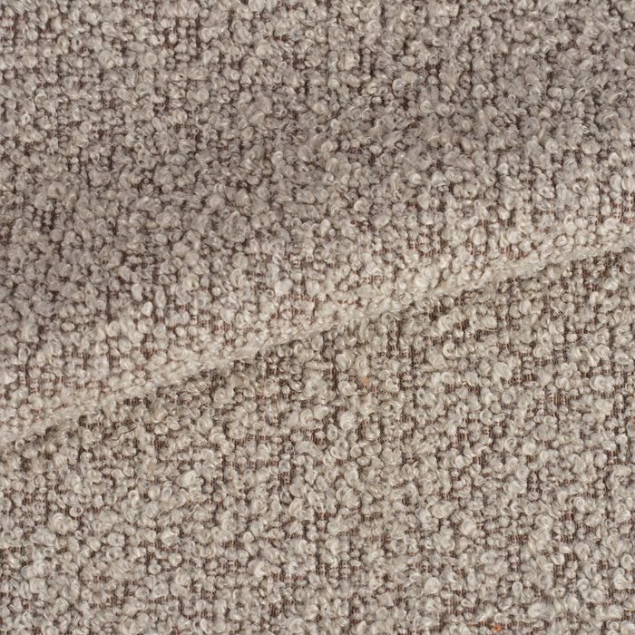 by fonQ basic Sweep Eetkamerstoel Bouclé - Set van 4 - Latte