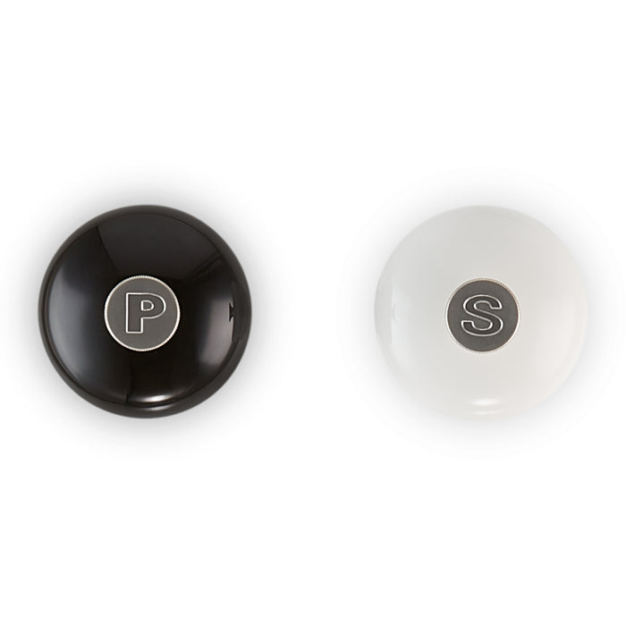 Le Creuset Peper- en Zoutmolen - Set van 2 - Zwart / Wit