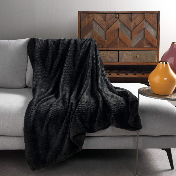 Dutch Decor plaid MARA - 150x200 cm Raven