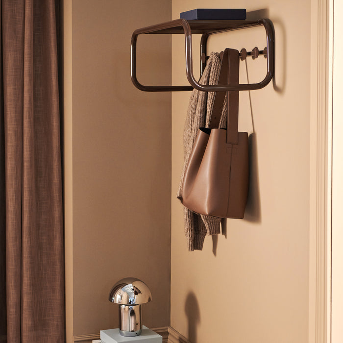 SPINDER DESIGN RETRO Kapstok - Chocolate Brown