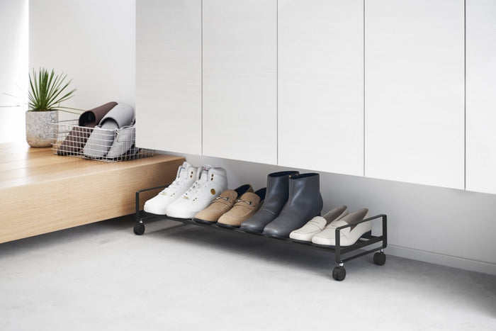 Yamazaki Schoenenrek met Wielen - Tower - Zwart