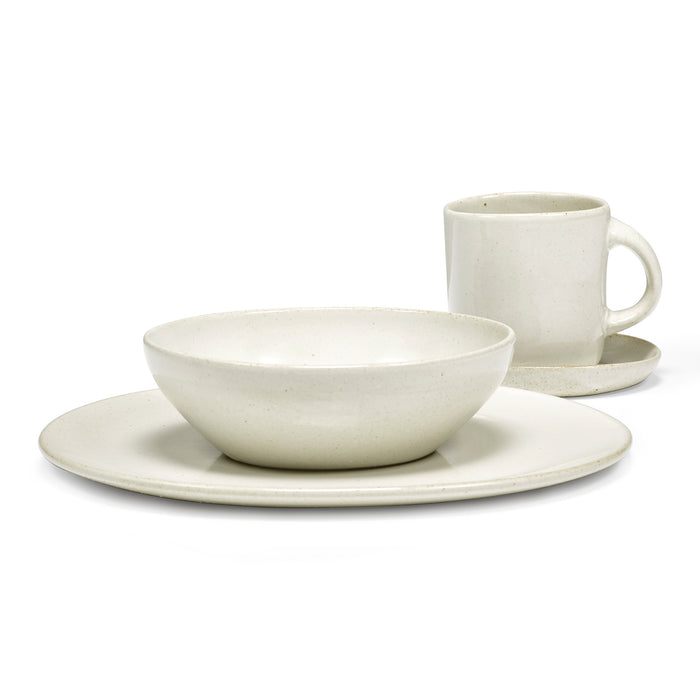 SERAX - Uncharted - Out of Lines Dinerbord - 2 st. - Off White