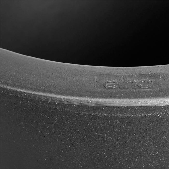 Elho Pure Cilinder Wheels 50 - Zwart - L 50 x B  x H 50 cm - Balkon, Binnen en Buiten - 100% gerecycled