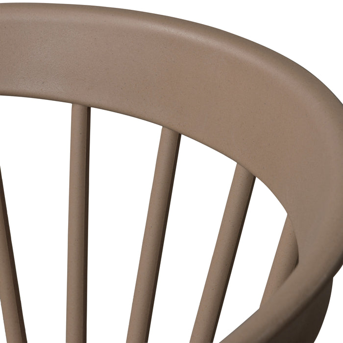 Woood Bliss Spijlenstoel - Coffee Melange