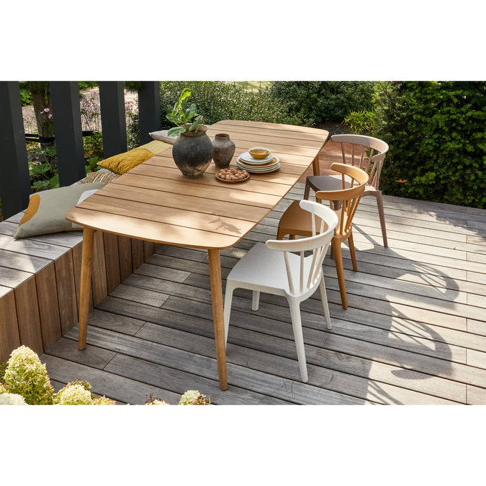 Woood Bliss Spijlenstoel - Coffee Melange