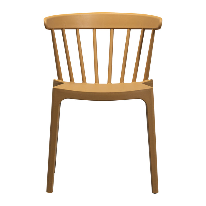 Woood Bliss Spijlenstoel - Caramel Melange