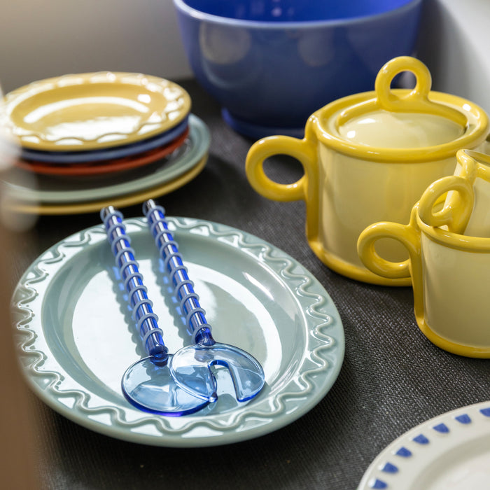 &k amsterdam Sling Saladebestek - Blauw