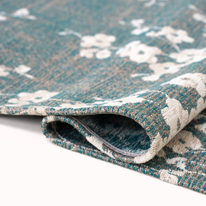 Louis de Poortere Sakura Vloerkleed 200 x 280 cm - Lake Blue