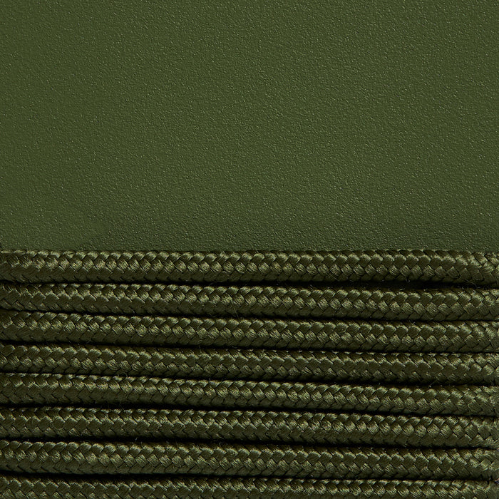 HAY Palissade Cord Lounge Chair Low - Olijfgroen