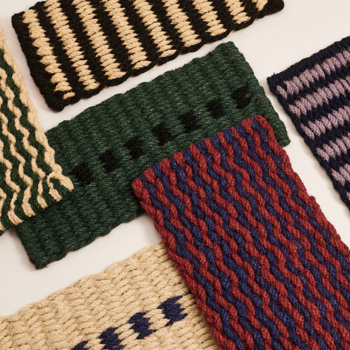 HAY Coco Deurmat - Zwart / Wit