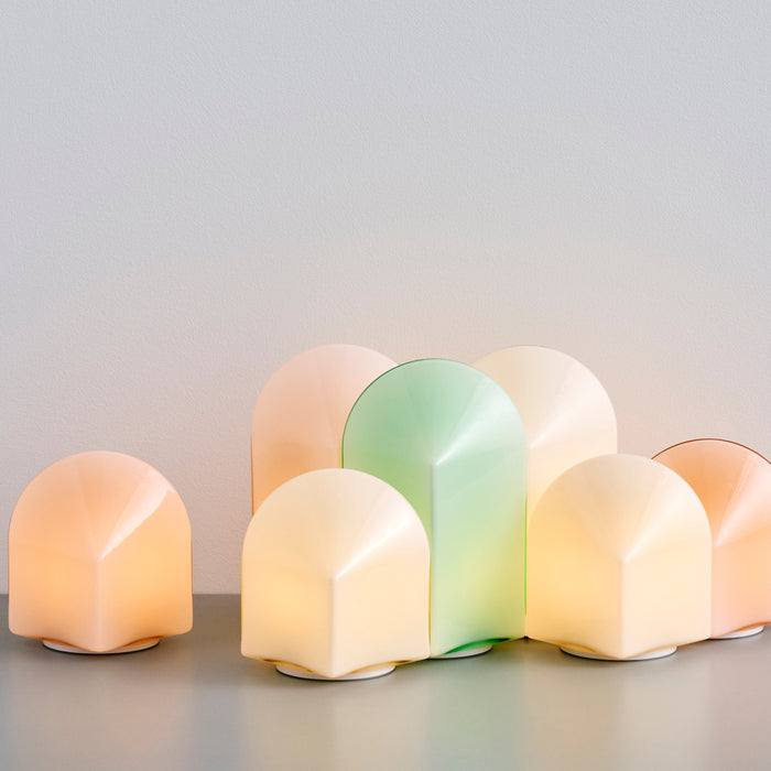 HAY Parade Draagbare Tafellamp H 16 cm - Shell White