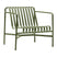 HAY Palissade Lounge Chair Low - Olijfgroen