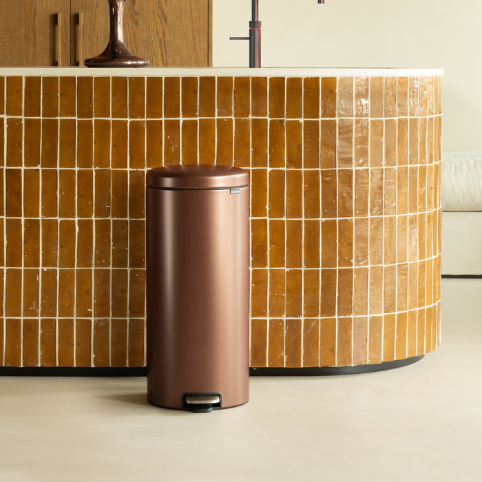 Brabantia NewIcon Pedaalemmer 30 L - Warm Bronze