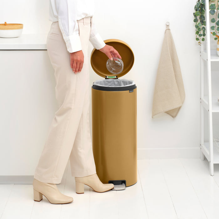 Brabantia NewIcon Pedaalemmer 30 L - Warm Gold