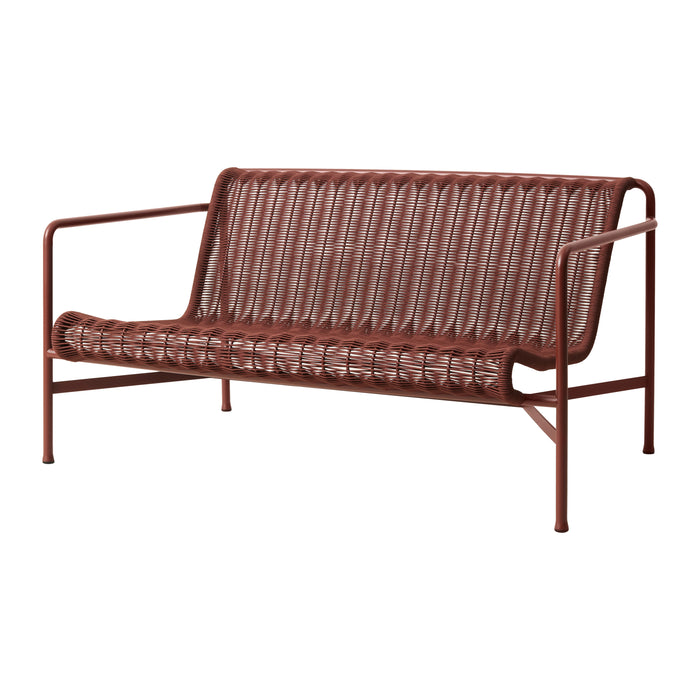 HAY Palissade Cord Lounge 2,5-zitsbank Low - Iron Red