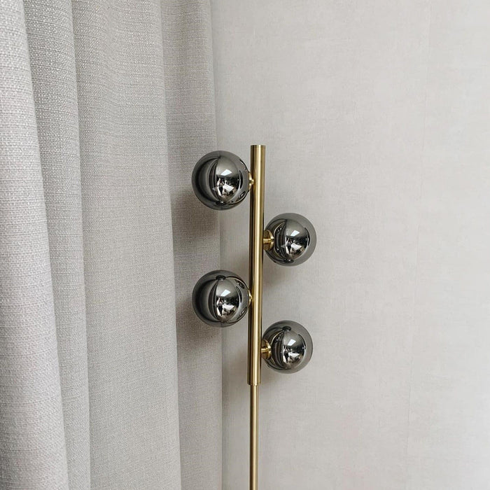 Lucide TYCHO Vloerlamp - Mat Goud | Messing